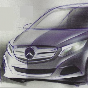 Mercedes Viano 2014: в сети появились эскизы автомобиля